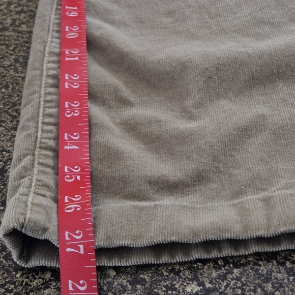 Coldwater Creek Women's 14 Tan Pinwale Corduroy Straight Leg Pants - Picture 14 of 16